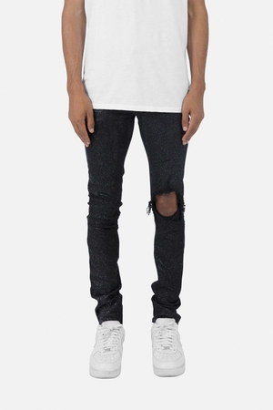 Skinny Denim Mnml X225 Mince Denim Noir Homme | IYU-0475121