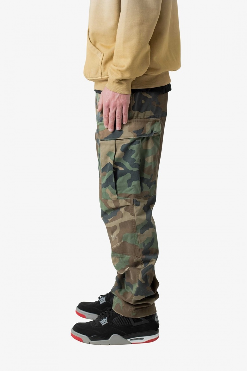 Cargos Mnml Double Knee Vintage Cargo Pants Camouflage Homme | EIZ-1665370