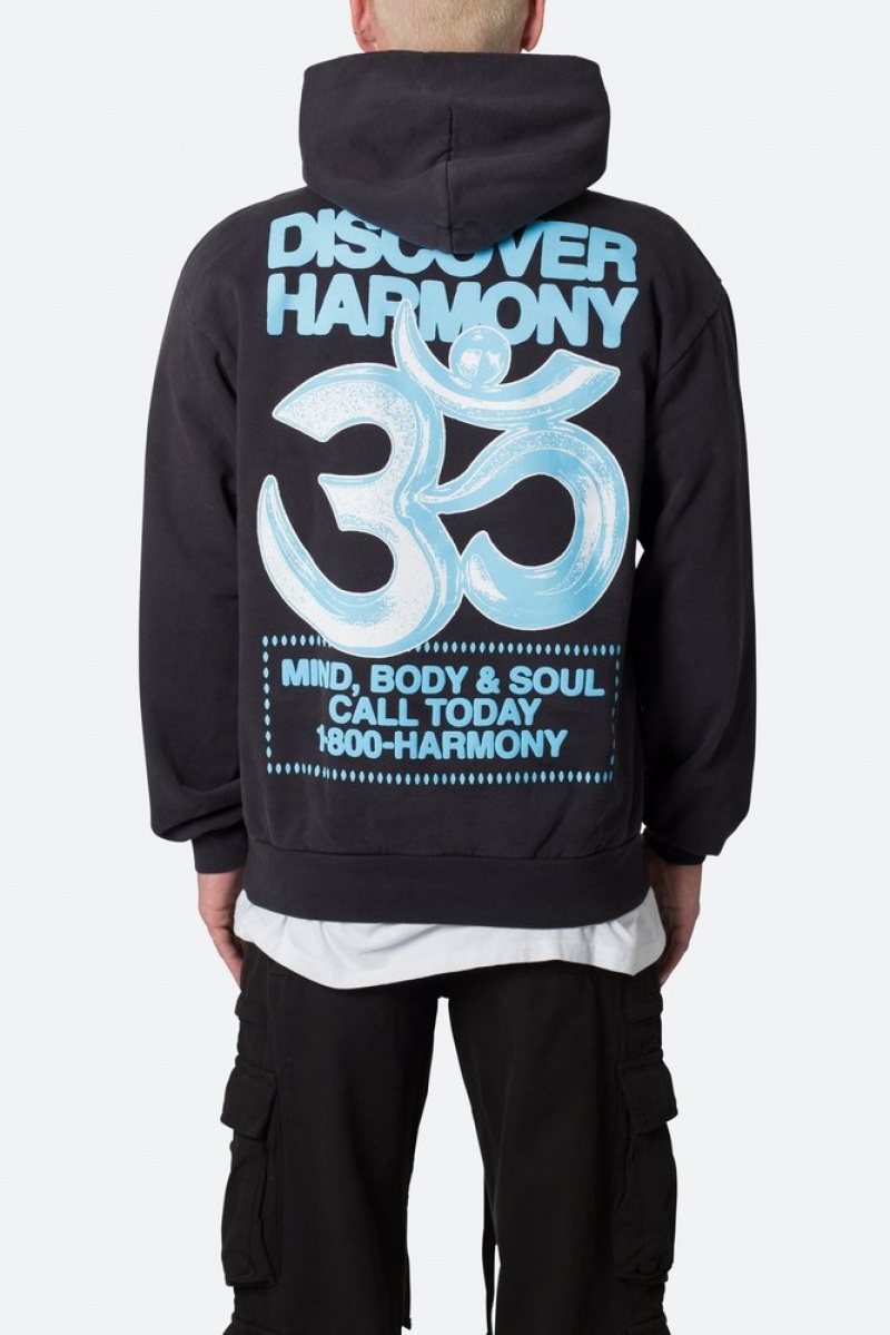 Hoodies Mnml Discover Harmony Hoodie Noir  | SMO-4557063