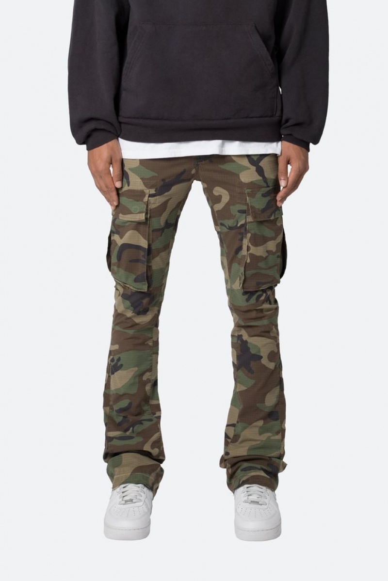 Skinny Denim Mnml X516 Mince Stacked Cargo Denim Camouflage  | QAW-1541788