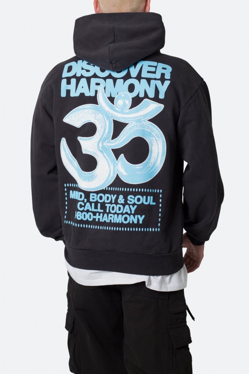 Hoodies Mnml Discover Harmony Hoodie Noir  | SMO-4557063