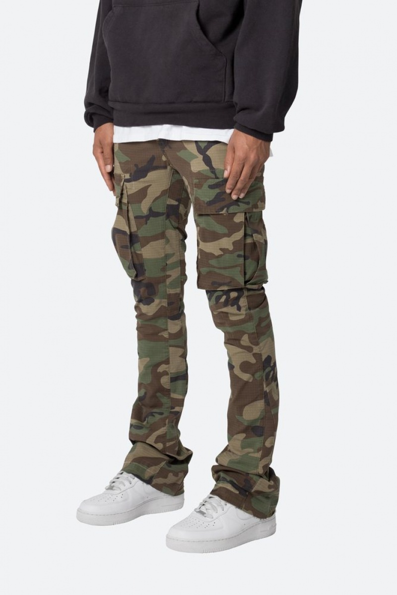 Skinny Denim Mnml X516 Mince Stacked Cargo Denim Camouflage  | QAW-1541788