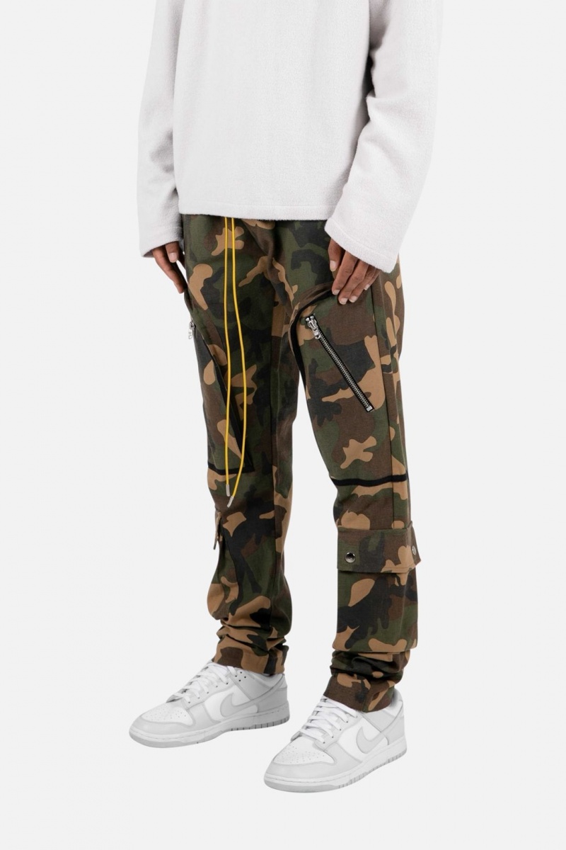 Cargos Mnml Contrast Taped Cargo Pants Camouflage Homme | RAA-2583337