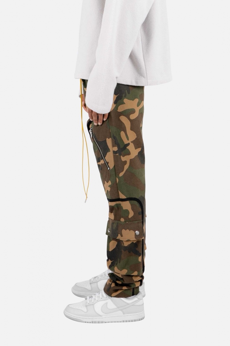 Cargos Mnml Contrast Taped Cargo Pants Camouflage Homme | RAA-2583337