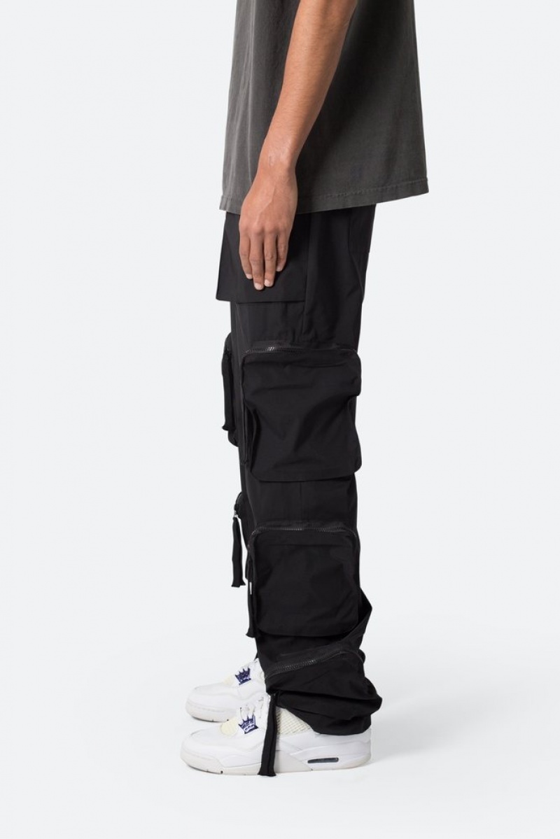 Cargos Mnml Multi Pocket Drawcord Pants Noir  | BUO-7652600