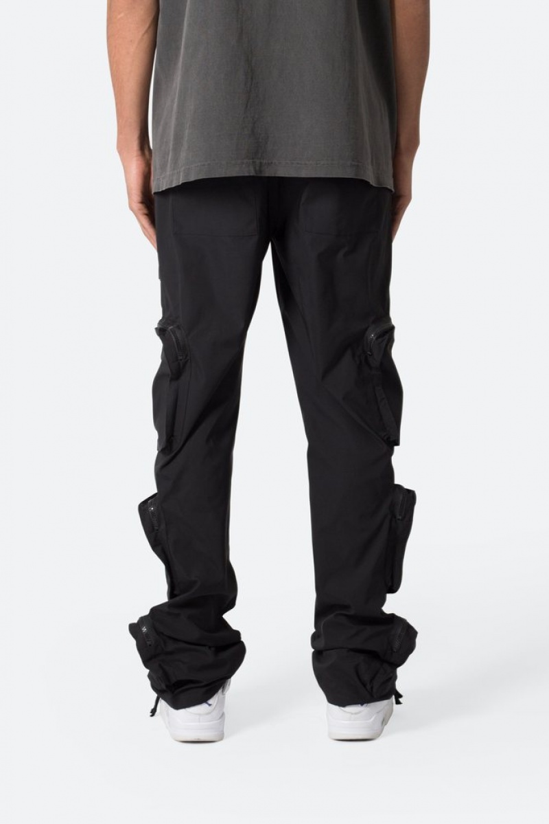 Cargos Mnml Multi Pocket Drawcord Pants Noir  | BUO-7652600