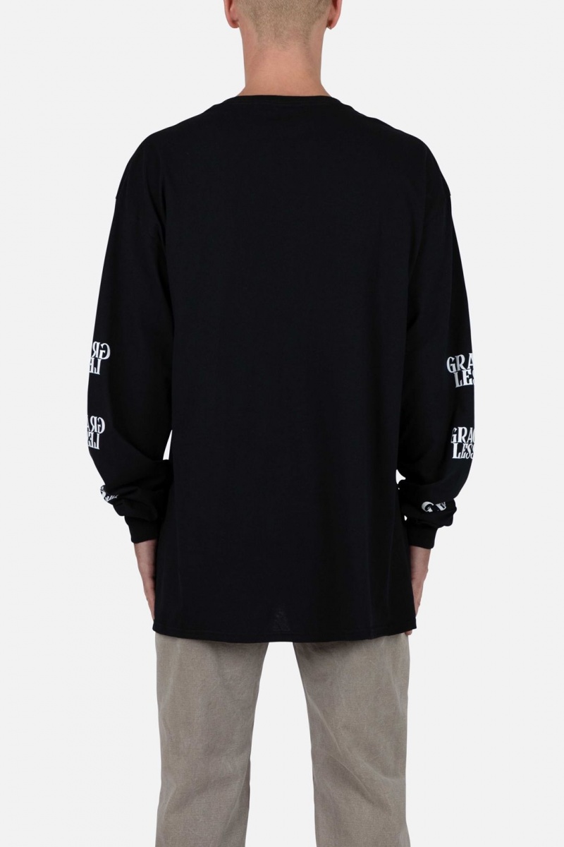 Debardeur Mnml Lonely L/S Tee Noir  | YLS-6333246