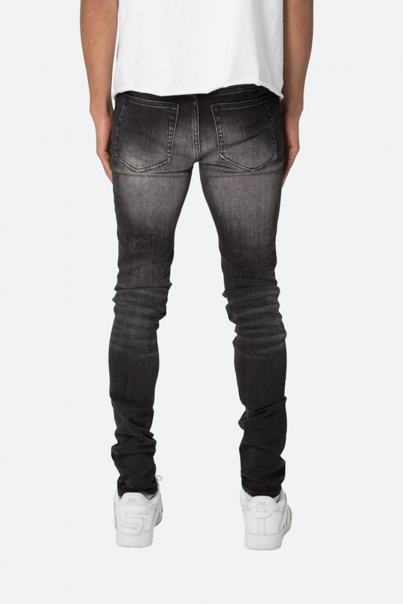 Skinny Denim Mnml X539 Mince Denim Noir  | UEJ-7053418