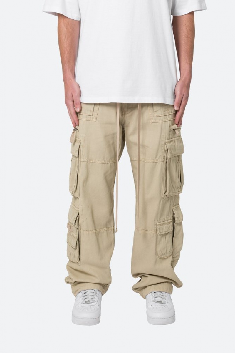 Cargos Mnml Military Cargo Pants Marron Homme | QKT-2763652