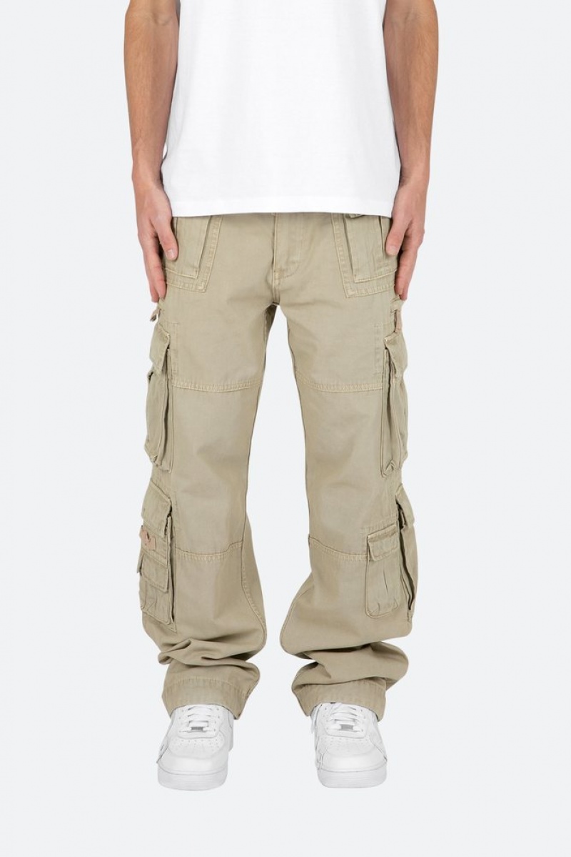 Cargos Mnml Military Cargo Pants Marron Homme | QKT-2763652