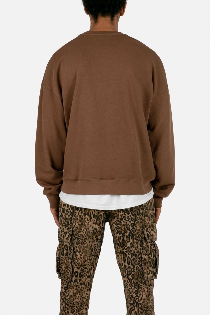 Sweats Mnml Every Day Crewneck Marron Clair  | PKY-8341879