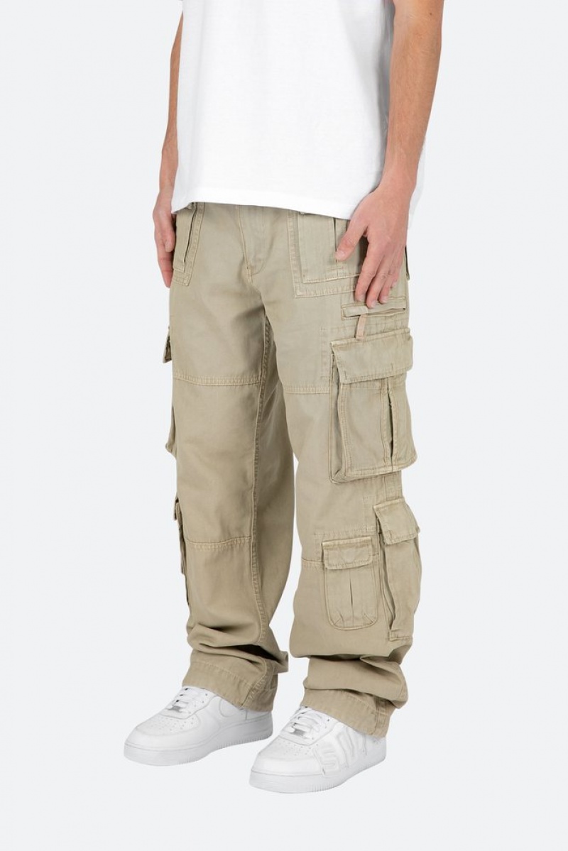 Cargos Mnml Military Cargo Pants Marron Homme | QKT-2763652