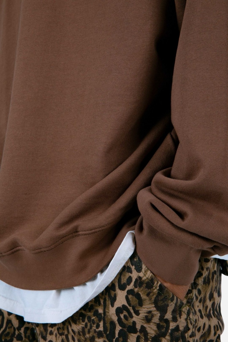 Sweats Mnml Every Day Crewneck Marron Clair  | PKY-8341879