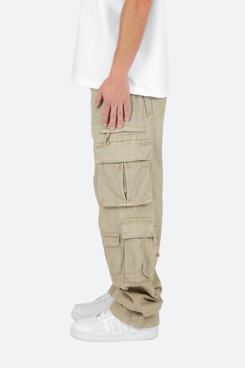 Cargos Mnml Military Cargo Pants Marron Homme | QKT-2763652