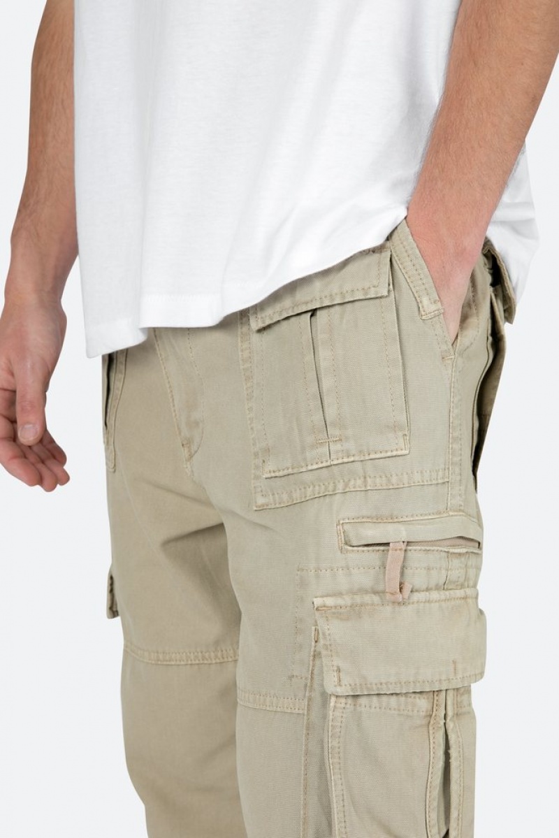 Cargos Mnml Military Cargo Pants Marron Homme | QKT-2763652