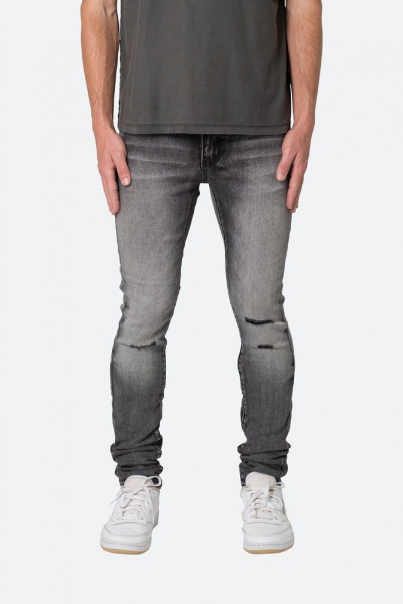 Skinny Denim Mnml X542 Mince Denim Noir  | TOR-9884647