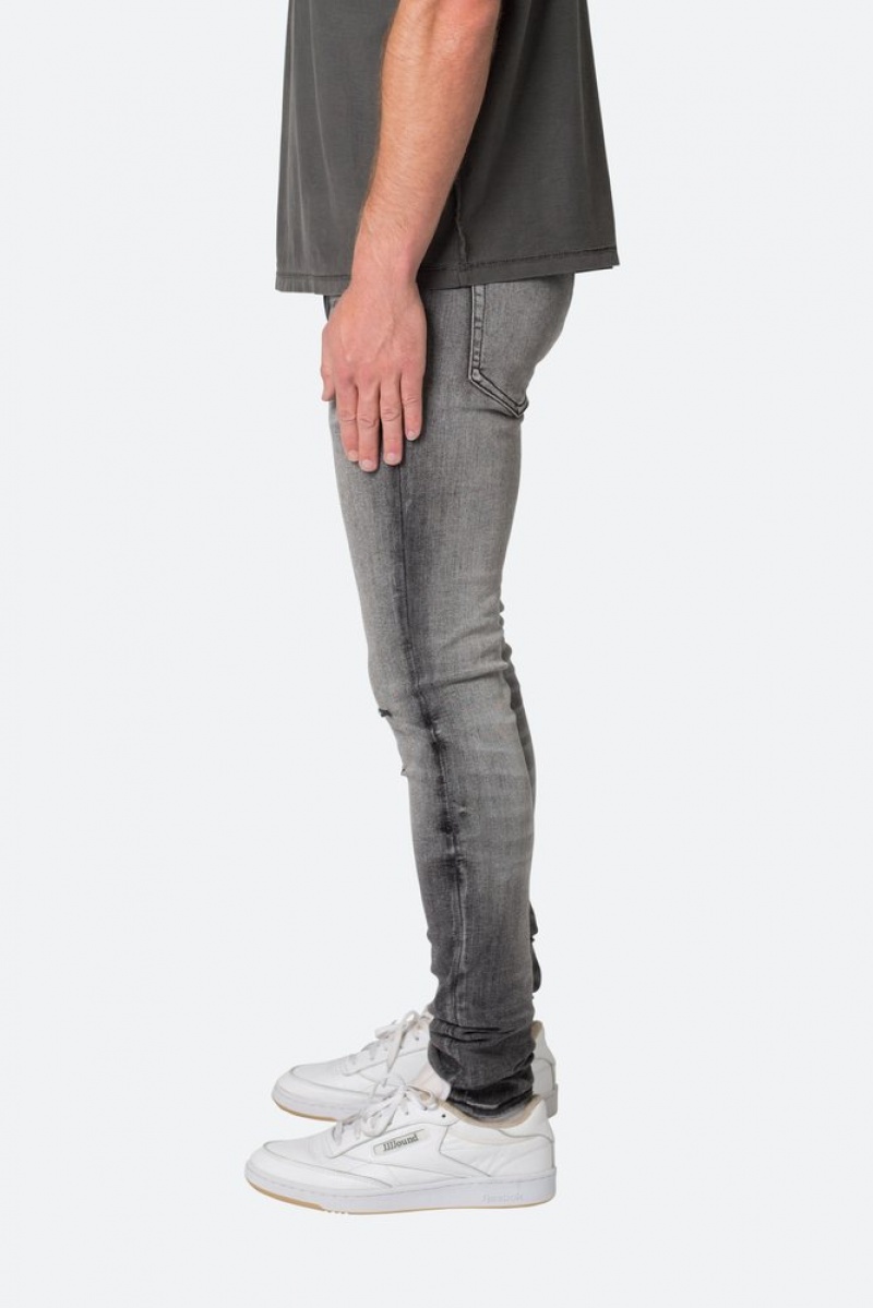 Skinny Denim Mnml X542 Mince Denim Noir  | TOR-9884647