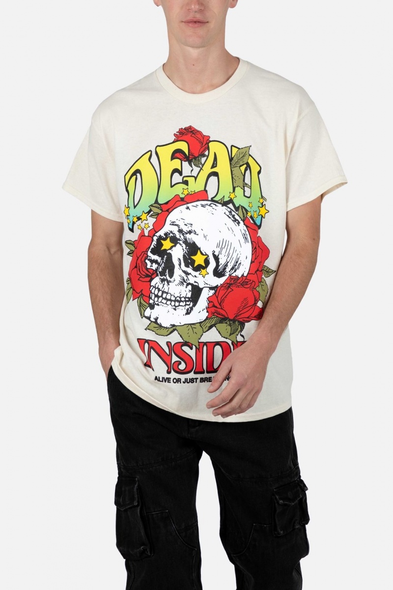 Debardeur Mnml Dead Inside Tee Natural  | KEW-3409259