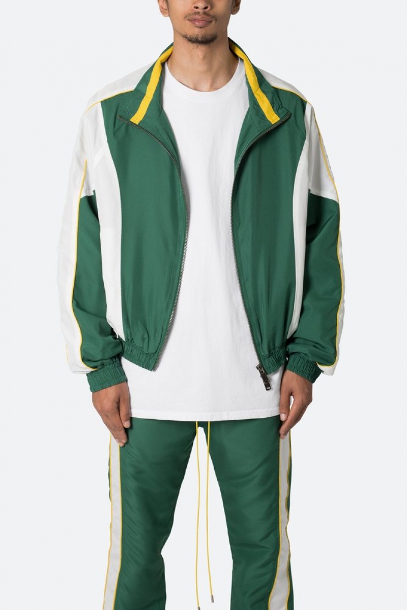 Vestes Mnml Race Piste Jacket Green/White  | LEK-1635626