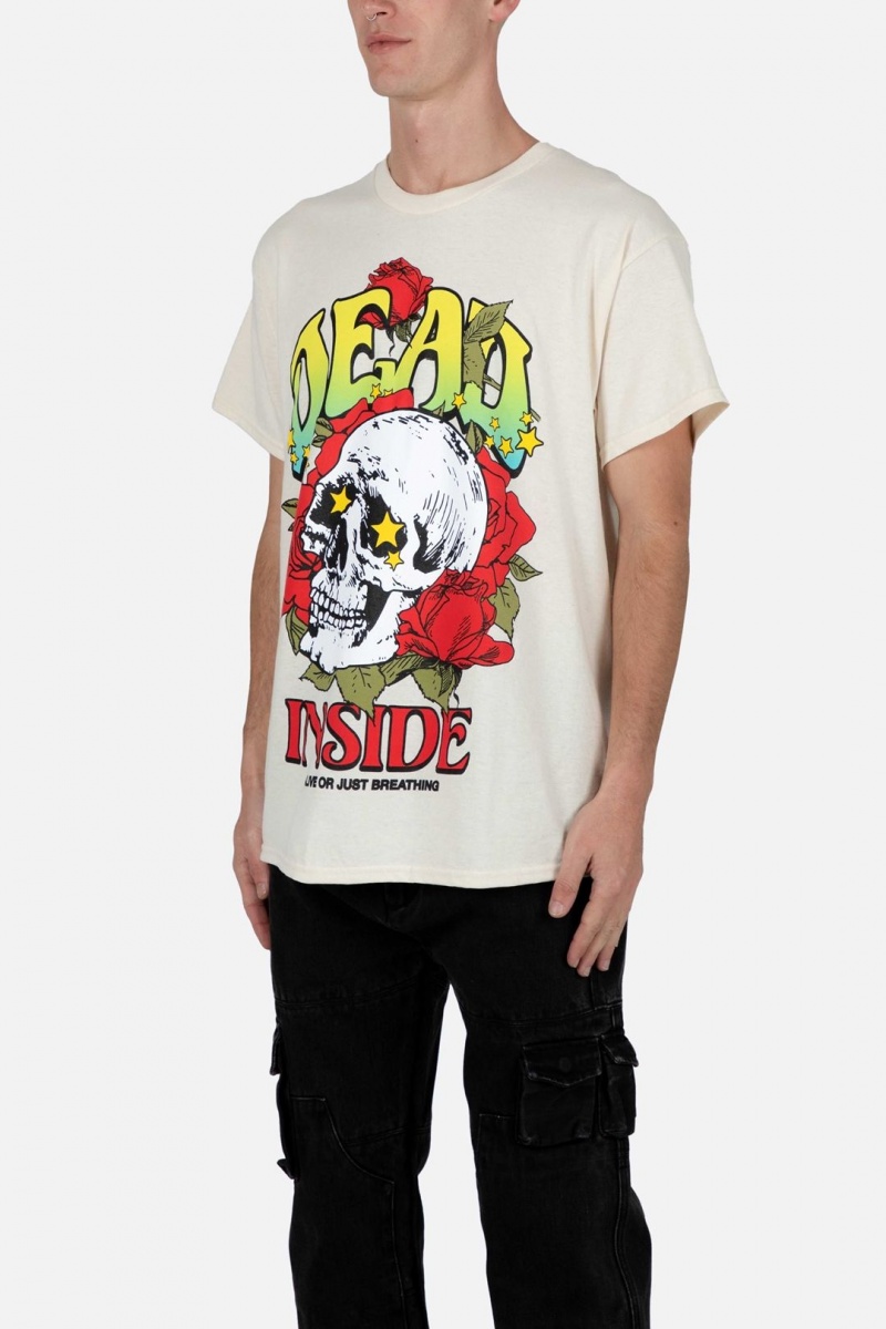 Debardeur Mnml Dead Inside Tee Natural  | KEW-3409259