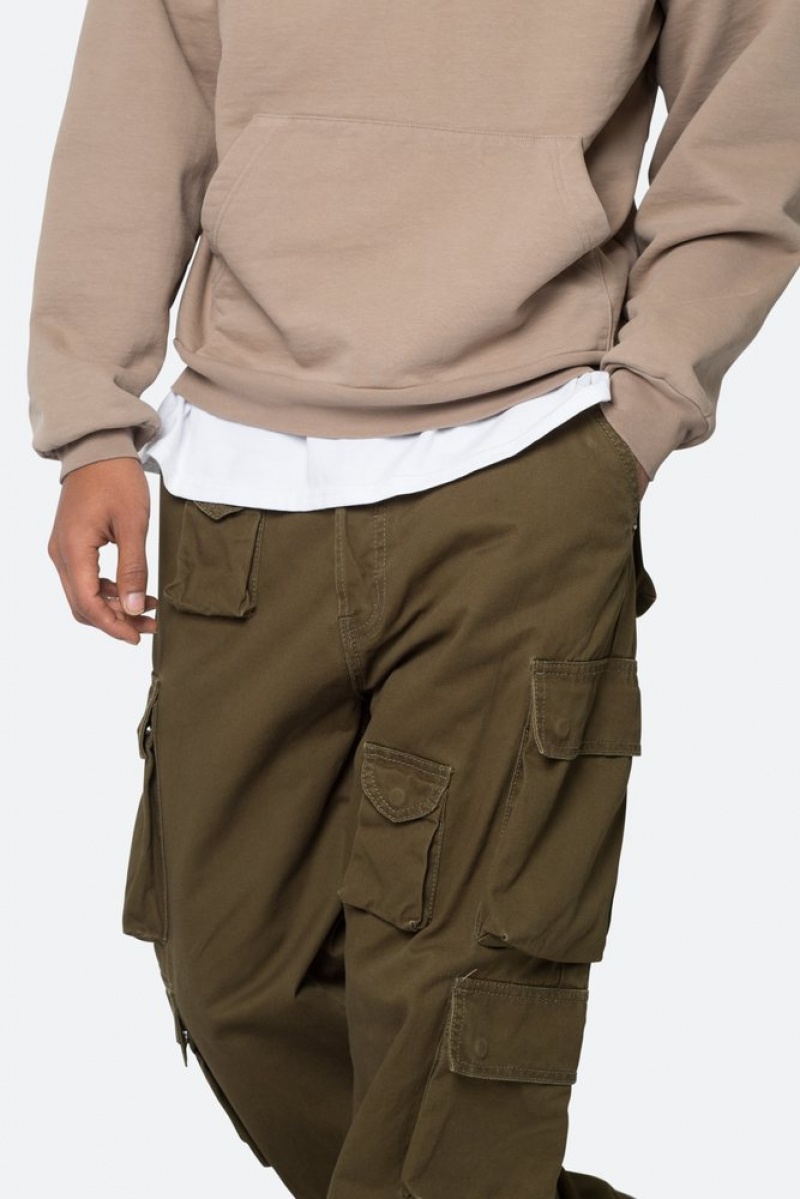 Cargos Mnml Baggy Cargo Pants Vert Olive  | TUW-2854819