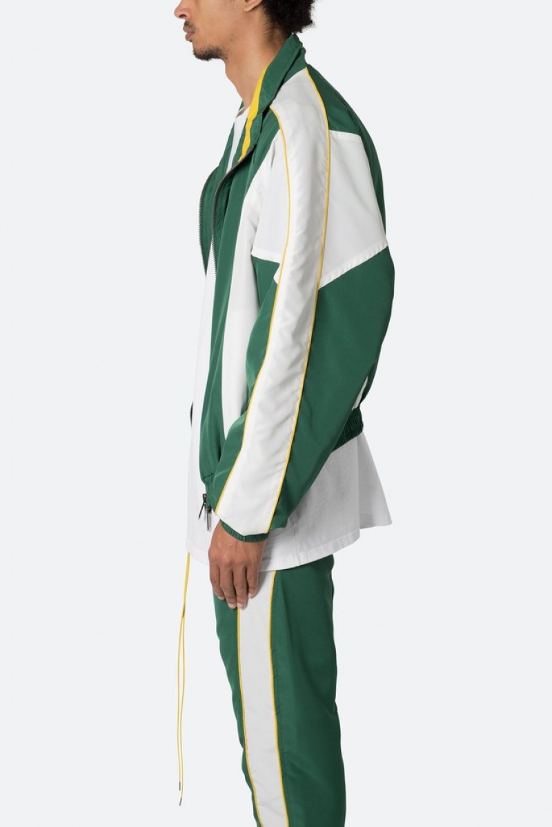 Vestes Mnml Race Piste Jacket Green/White  | LEK-1635626