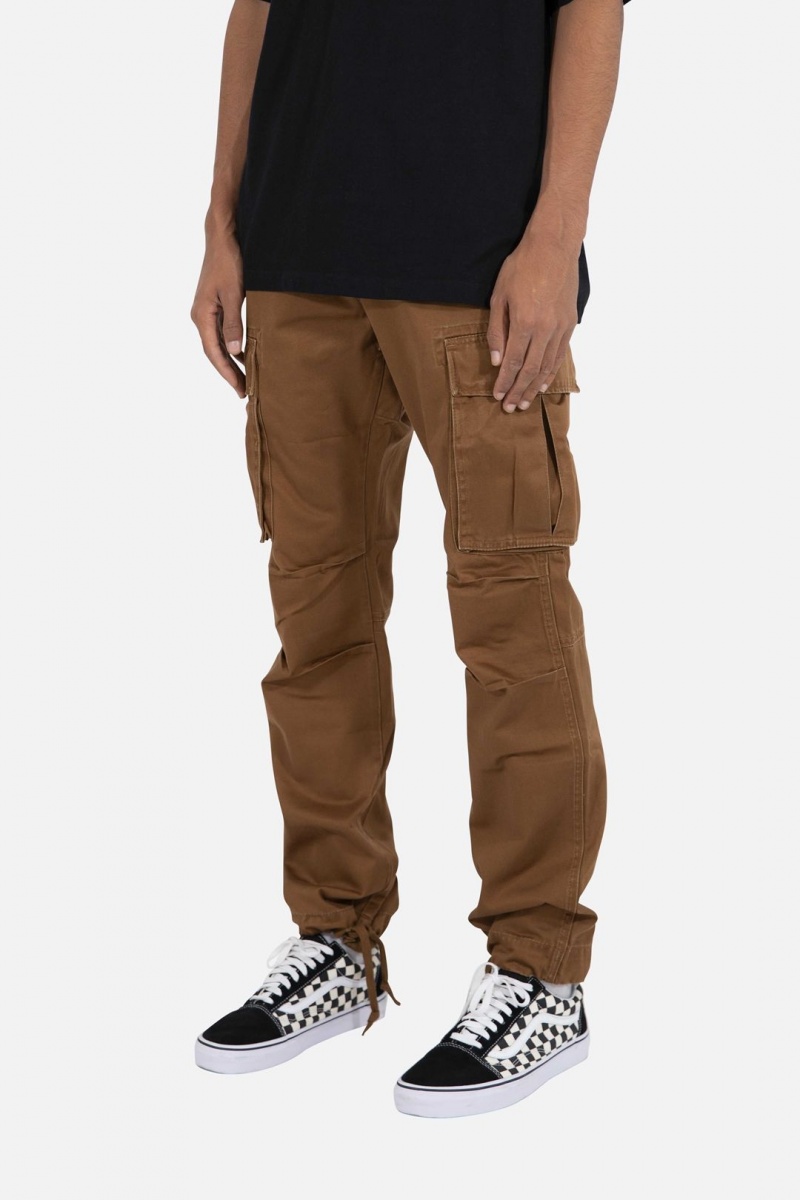 Cargos Mnml Vintage Twill Cargo Pants Marron Homme | WEG-1291378