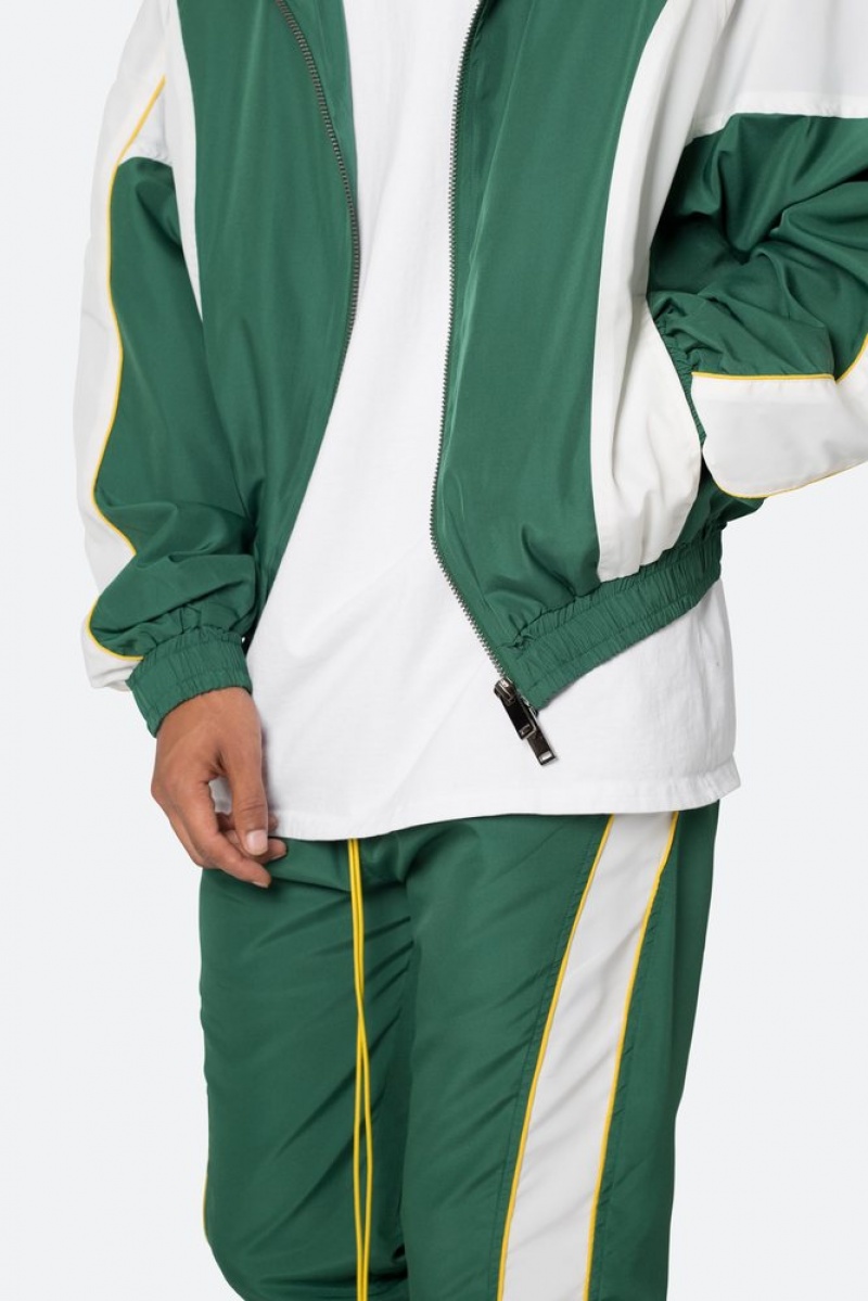 Vestes Mnml Race Piste Jacket Green/White  | LEK-1635626