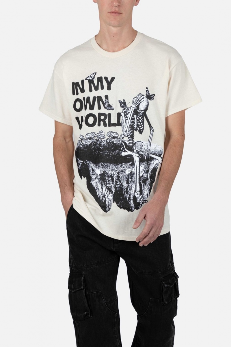 Debardeur Mnml In My Own World Tee Natural  | UWJ-1491716