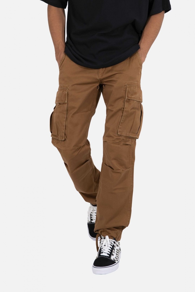 Cargos Mnml Vintage Twill Cargo Pants Marron Homme | WEG-1291378