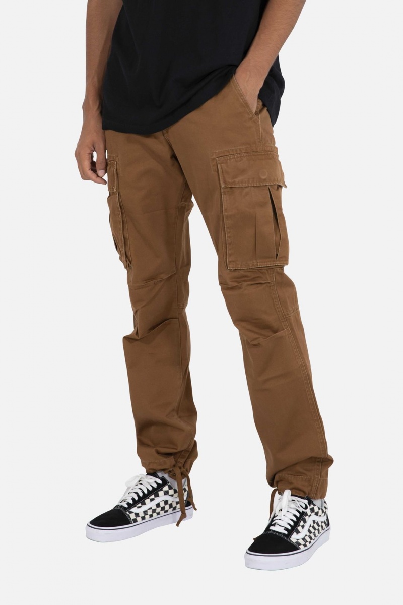 Cargos Mnml Vintage Twill Cargo Pants Marron Homme | WEG-1291378