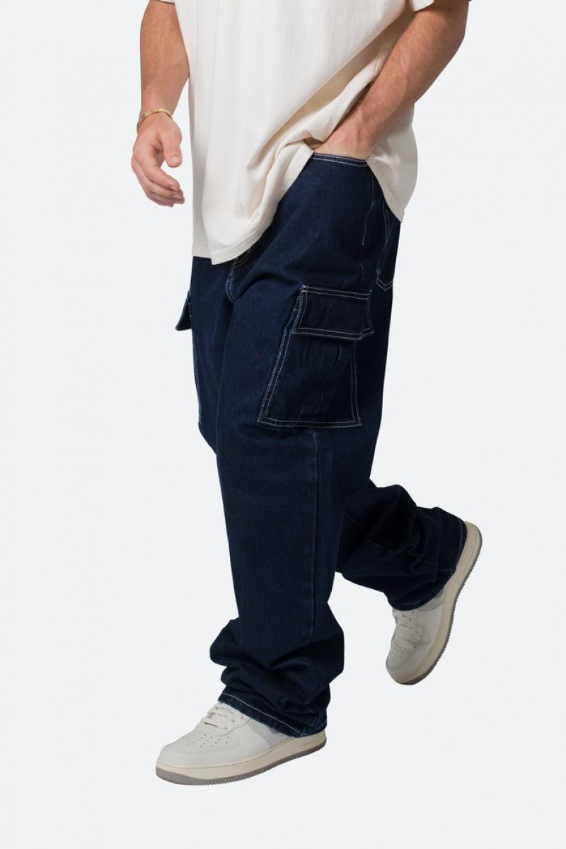 Baggy Denim Mnml Contrast Ultra Baggy Denim Bleu  | VVA-6230692