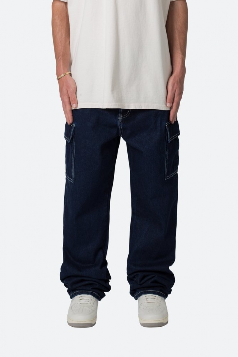 Baggy Denim Mnml Contrast Ultra Baggy Denim Bleu  | VVA-6230692