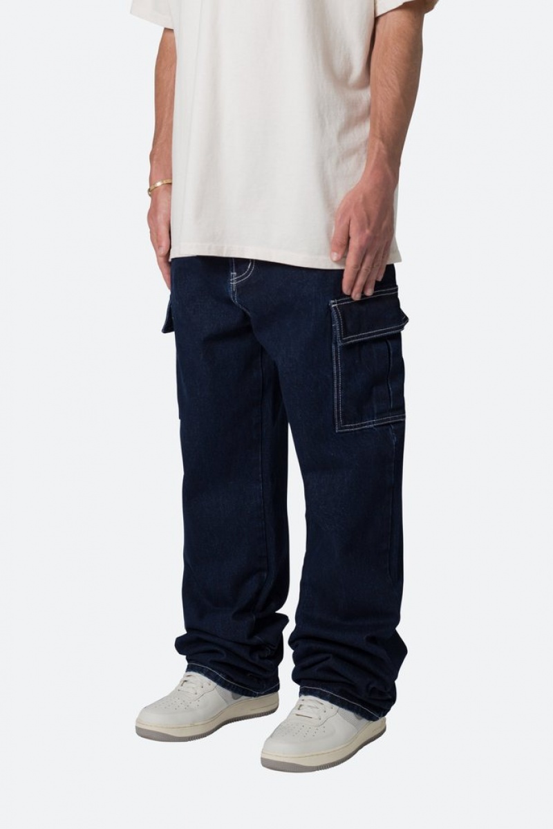 Baggy Denim Mnml Contrast Ultra Baggy Denim Bleu  | VVA-6230692