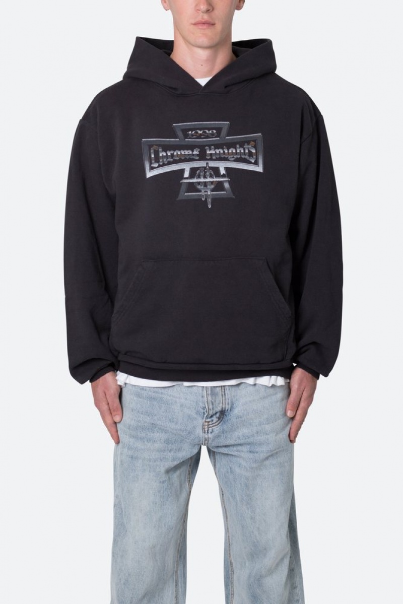 Sweats Mnml Chrome Knights Hoodie Noir  | VDN-1751105