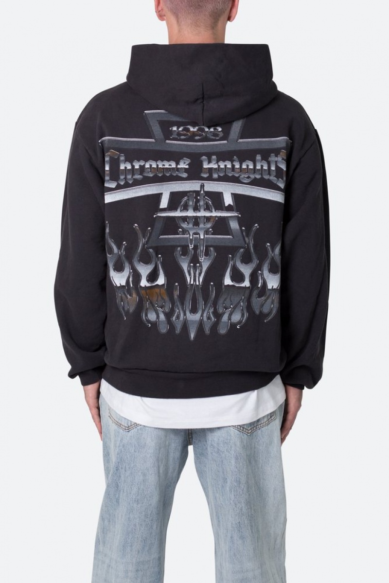 Sweats Mnml Chrome Knights Hoodie Noir  | VDN-1751105