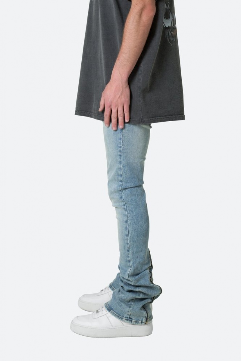 Skinny Denim Mnml X491 Convertible Mince Denim Bleu  | XRW-2338368