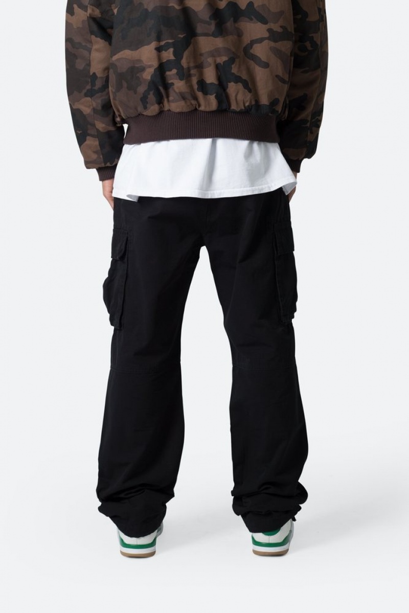 Cargos Mnml Ultra Baggy Vintage Cargo Pants Noir  | SBB-7739579