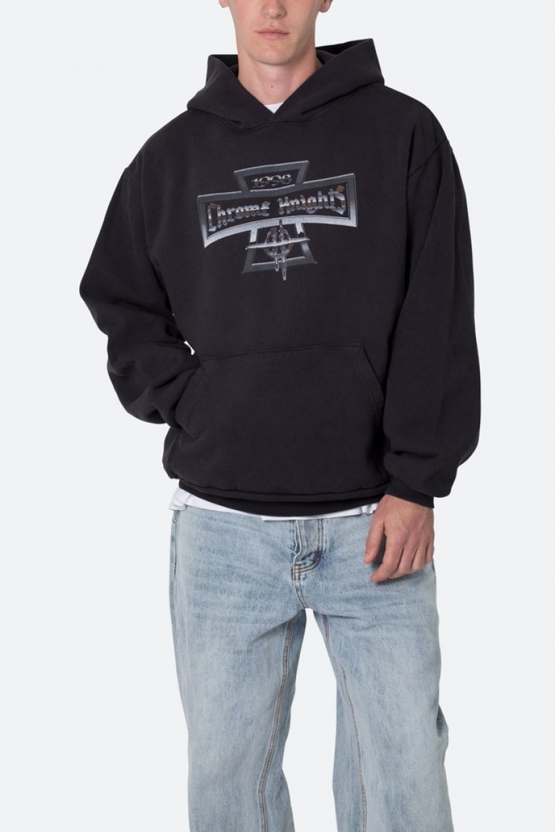 Sweats Mnml Chrome Knights Hoodie Noir  | VDN-1751105