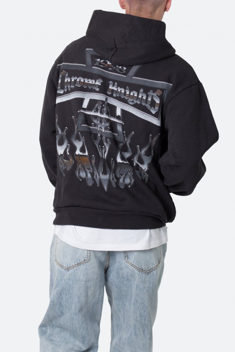 Sweats Mnml Chrome Knights Hoodie Noir  | VDN-1751105