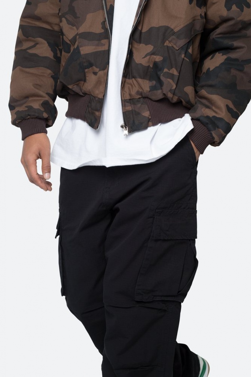 Cargos Mnml Ultra Baggy Vintage Cargo Pants Noir  | SBB-7739579