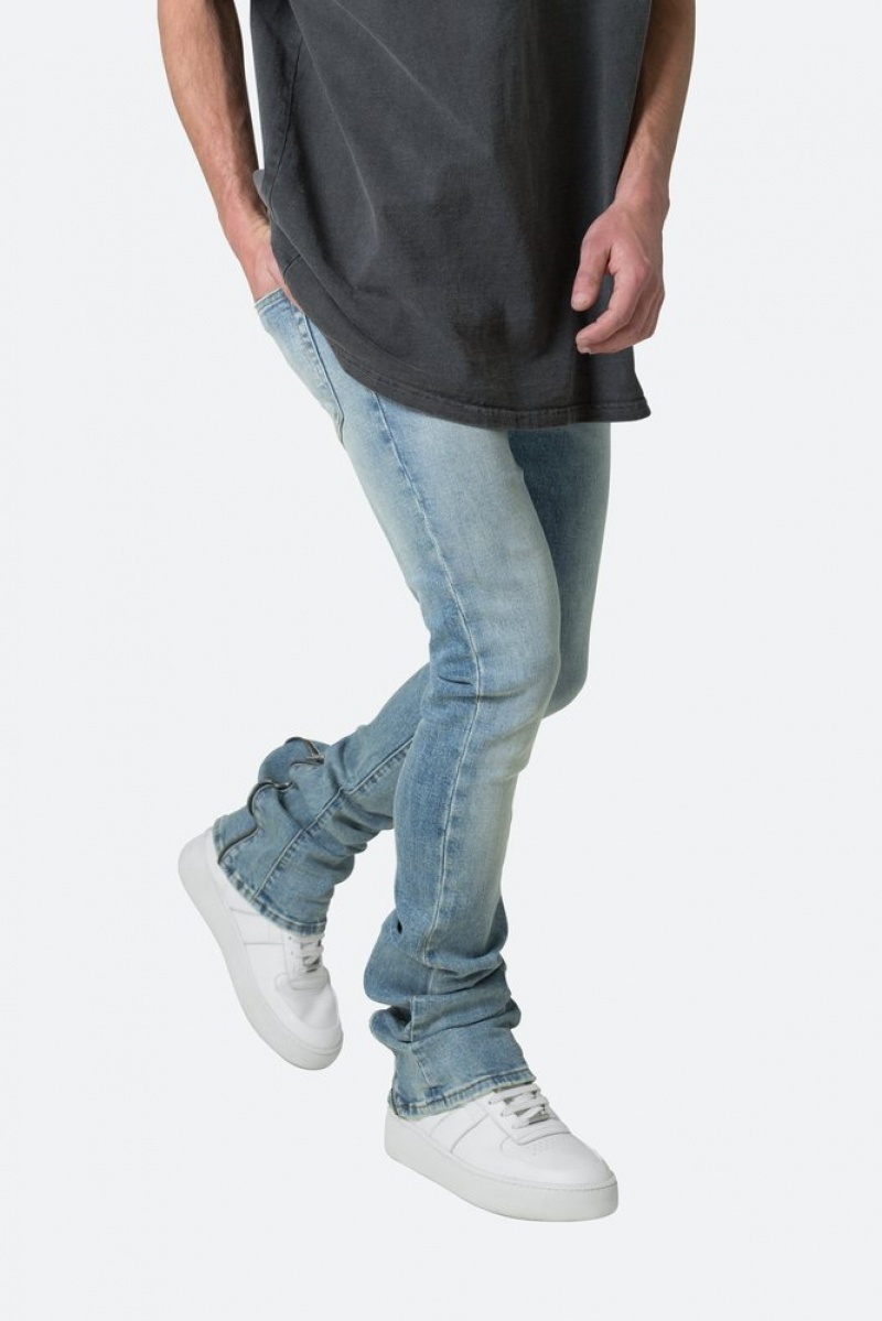 Skinny Denim Mnml X491 Convertible Mince Denim Bleu  | XRW-2338368