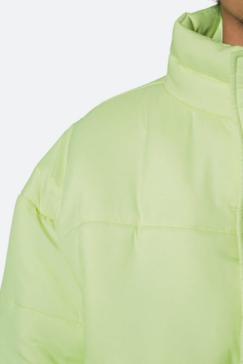 Vestes Mnml Cropped Puffer II Jacket Vert  | XFR-7698432