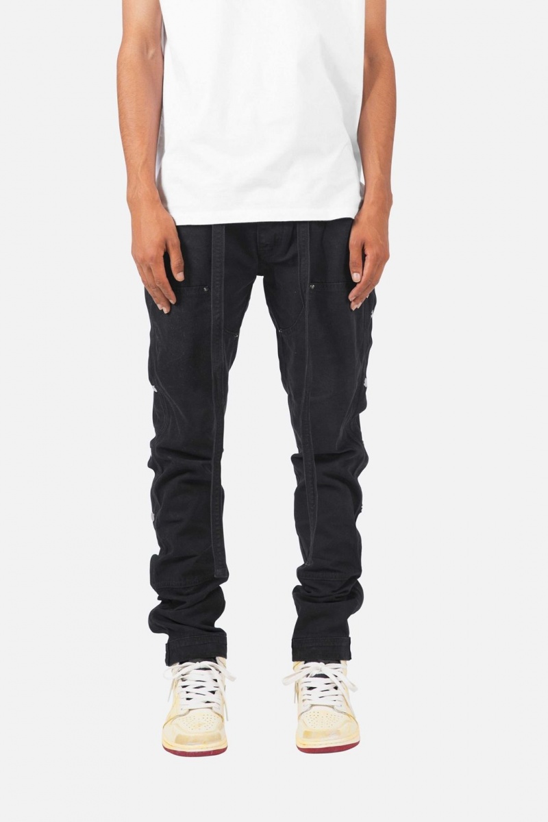 Pants & Chinos Mnml Snap Western Pants Noir Homme | TML-7106839