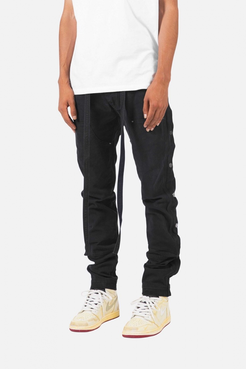 Pants & Chinos Mnml Snap Western Pants Noir Homme | TML-7106839