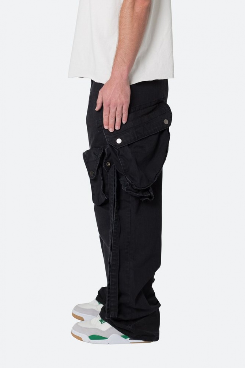 Cargos Mnml Strapped Multi Cargo Pants Noir  | BMV-7541725