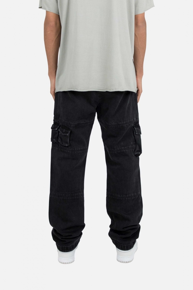 Baggy Denim Mnml V244 Cargo II Baggy Denim Noir Homme | ZDJ-7653022