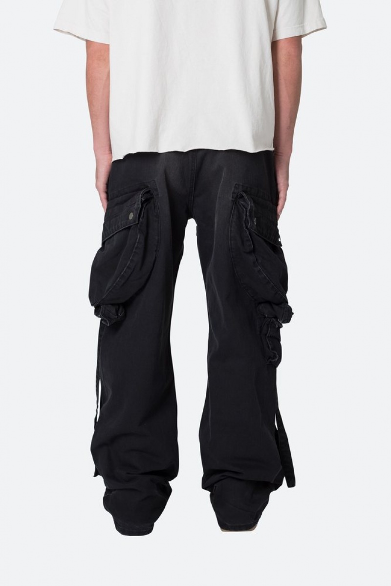 Cargos Mnml Strapped Multi Cargo Pants Noir  | BMV-7541725