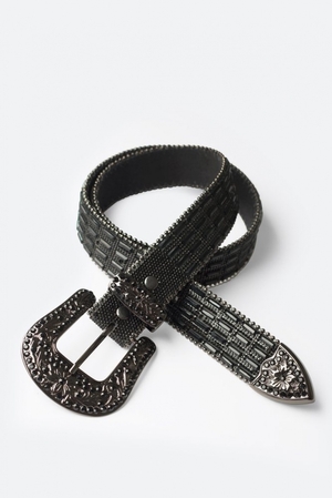 Ceintures Mnml Mirrored Studded Belt Noir  | WCJ-5571747