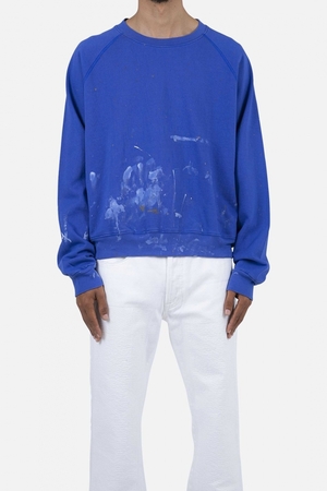 Sweats Mnml Painter Crewneck Bleu Homme | JOJ-6273520